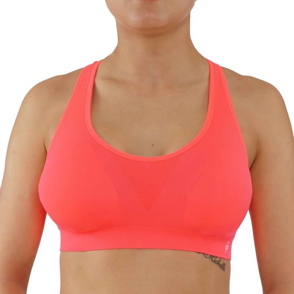 Other - Coral high Impact Sports Bra high-impact Active Wireless Racer Back